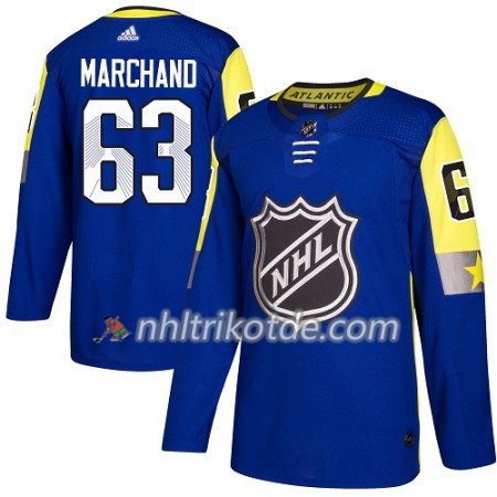 Boston Bruins Trikot Brad Marchand 63 2018 NHL All-Star Atlantic Division Adidas Royal Blau Authentic - Herren